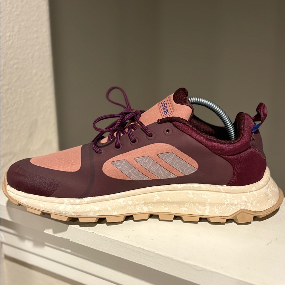 Adidas Response Trail X Running Shoe Sneakers EE9963 Pink Fabric Women’s Sz 10 - Picture 5 of 9